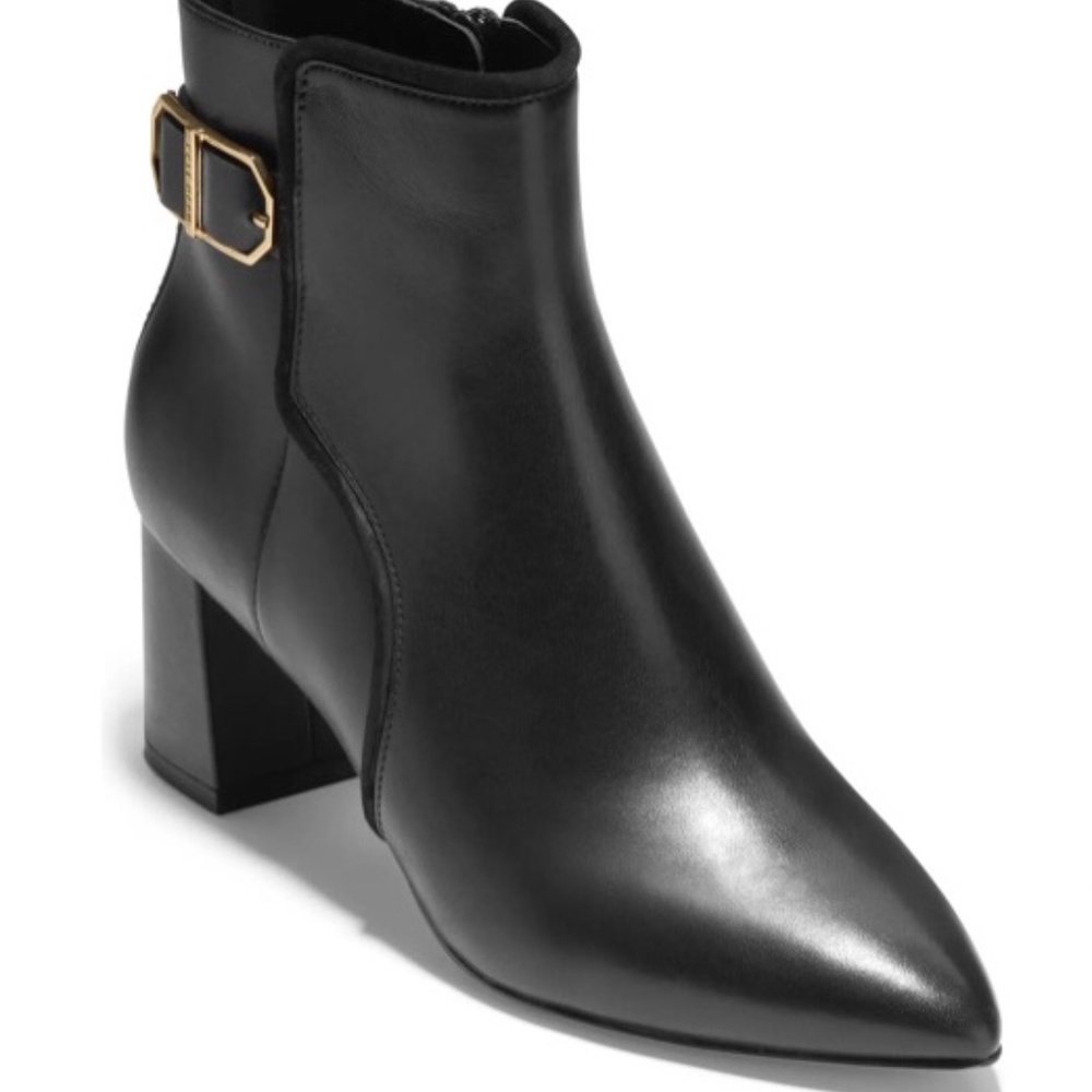 Ettie Buckled Leather Bootie COLE HAAN
